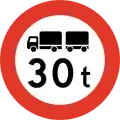 Weight limit for lorries