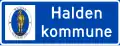 Municipality name sign