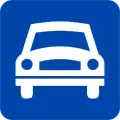 Motor traffic road