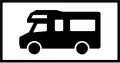 Vehicle furnished for camping (motorhome)