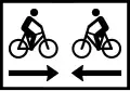 Bicycle traffic in both directions