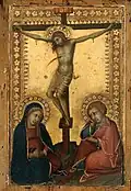 Crucified Christ with the Virgin and Saint John the Evangelist Boston Museum of Fine Arts