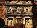 Sculpted stucco panels on a tower, Stupa of Sariputta