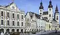 Houses and Church of the Name of Jesus on the town square