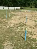 Plot demarcation.