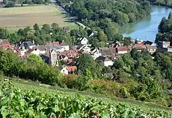 A general view of Nanteuil-sur-Marne