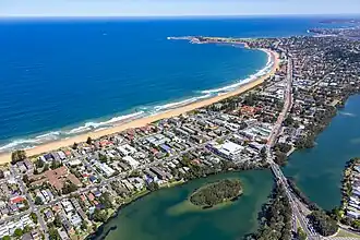 Narrabeen, looking south east to Long Reef