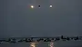 A flypast at Navy Day 2019