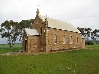 Neales Flat Lutheran Church, formerly St John's Lutheran Church constructed 1912