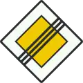 B2: End of priority road