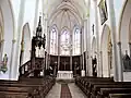 Inside of Église Sainte-Anne in Remoray