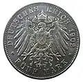 Eagle with small coat of arms ("large eagle")