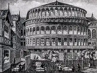 New Town Theatre in Prague in 1885