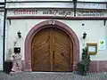 Archway of an old pub in the Old Town