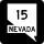 State Route 15 marker