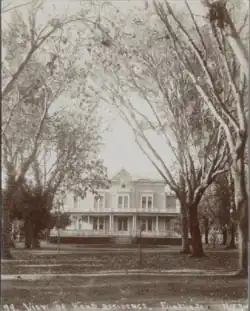 Residence of Hiram Bond (c. 1898) in Santa Clara, California