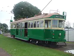 A MOTAT to Zoo tram service operated by Melbourne W2 class tram #321, Auckland, 2006