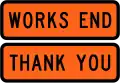 Works end, thank you