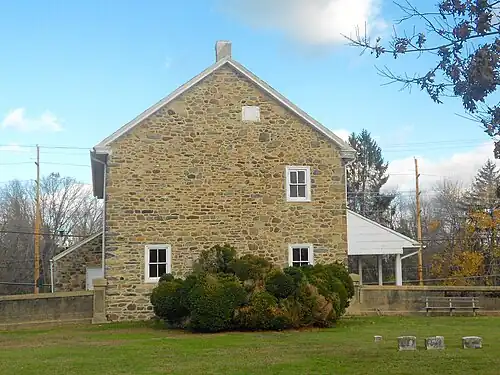 Viewed from the west