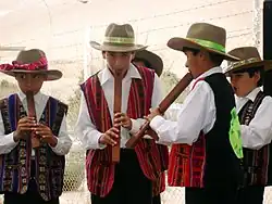 Image 19Bolivian children playing the tarka. (from Culture of Bolivia)