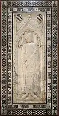 Niccolò di Pietro Lamberti, Tomb slab for Francesco Datini, 1411