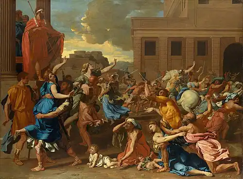 The Abduction of the Sabine Women, c. 1633–1634, Metropolitan Museum of Art
