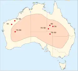 Map of range