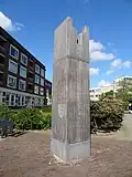 One of the gatekeepers at the Titus Brandsma Memorial (Nijmegen)