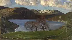 Vårkveld ved Jølstervannet 1900