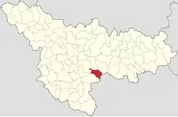 Location in Timiș County