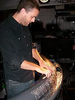 Mintz playing hydraulophone