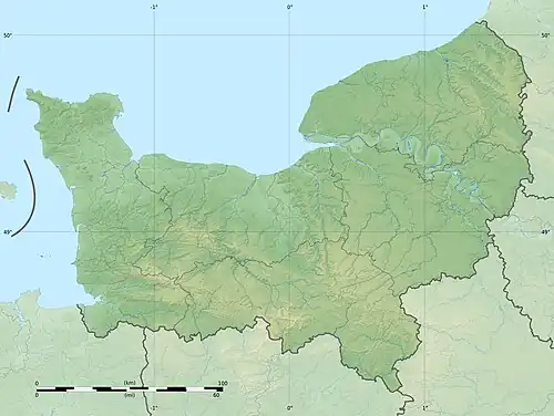 Cance is located in Normandy