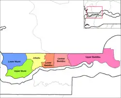 Location within North Bank Division