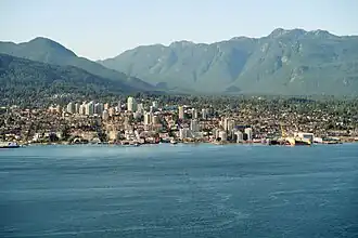 Skyline of the City of North Vancouver