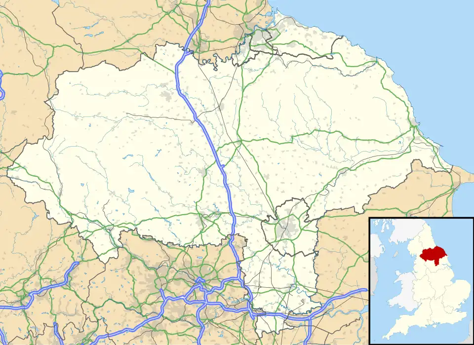 Filey is located in North Yorkshire