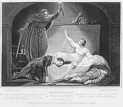 Act V scene 3: Juliet awakes to find Romeo dead