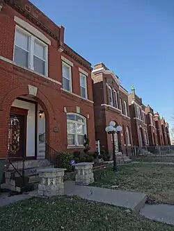 Houses in Fairground, February 2012