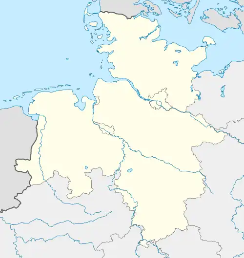 2025–26 Frauen-Regionalliga is located in Northwest Germany