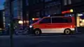 An Volkswagen Transporter (T6) nontransporting EMS vehicle carrying an Emergency physician