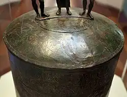 The front of the lid.