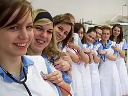 Czech nursing students 2006.