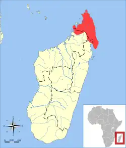 Map of range