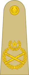 Urdu: فیلڈ مارشل, romanized:&nbsp;field marchell (Pakistan Army)[22]