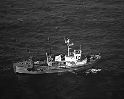 The Soviet Navy Project&nbsp;07452 experimental vessel OS-572, a&nbsp;de&nbsp;facto reconnaissance vessel, between 1987 and 1991