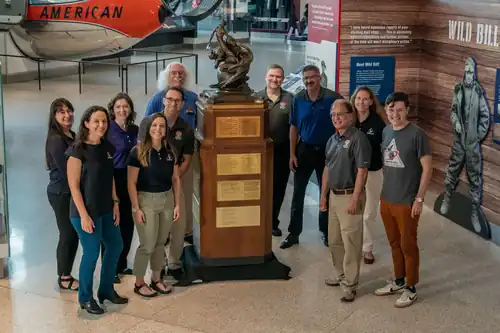2023 Members of the OSIRIS-REx team with the Collier trophy