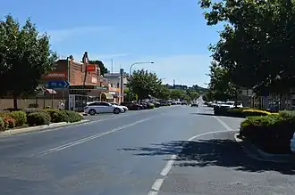 Oberon Street, the high street of Oberon
