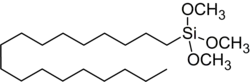2D model of octadecyltrimethoxysilane