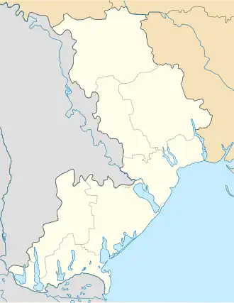 Bilhorod-Dnistrovskyi is located in Odesa Oblast