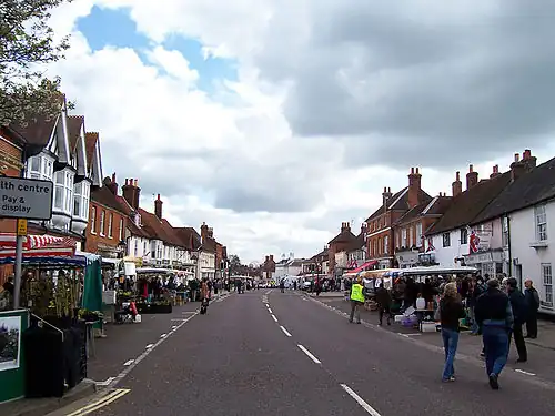 Image 16Odiham High Street in the north-east of Hampshire (from Portal:Hampshire/Selected pictures)