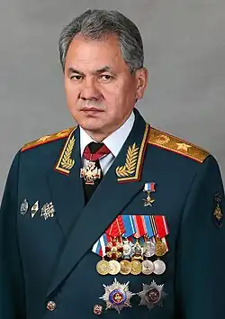 Sergei Shoigu, Minister of Defence of Russia